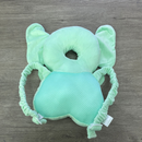 Almohadilla anticaida para bebe azul elefante